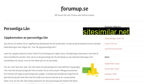 Forumup similar sites