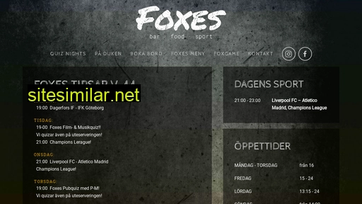 foxes.se alternative sites