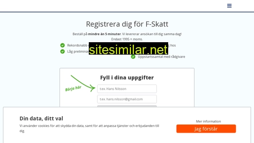 f-skatt.se alternative sites