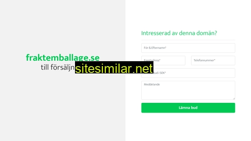 fraktemballage.se alternative sites