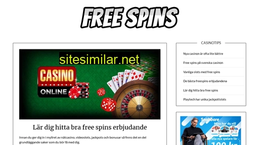 freespins-erbjudande.se alternative sites