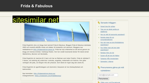 fridafabulous.se alternative sites
