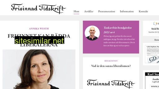frisinnadtidskrift.se alternative sites