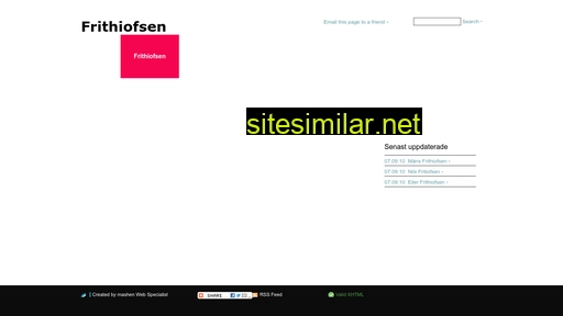 frithiofsen.se alternative sites