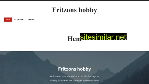 fritzonshobby.se alternative sites