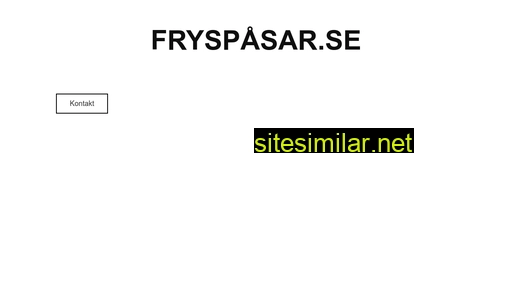 fryspasar.se alternative sites