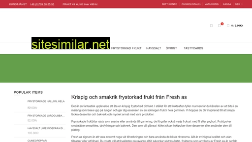 Frystorkadfrukt similar sites