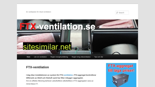 ftx-ventilation.se alternative sites
