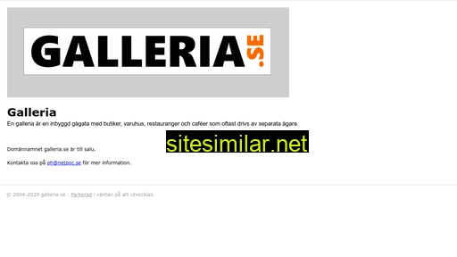 galleria.se alternative sites