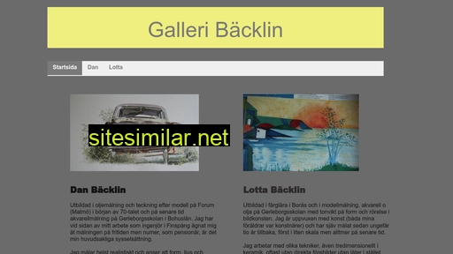 galleribecklin.se alternative sites