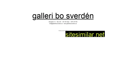 galleribosverden.se alternative sites