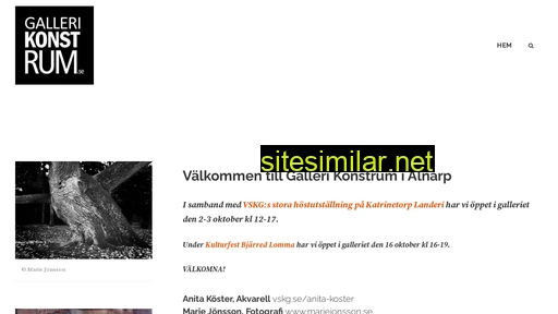 gallerikonstrum.se alternative sites