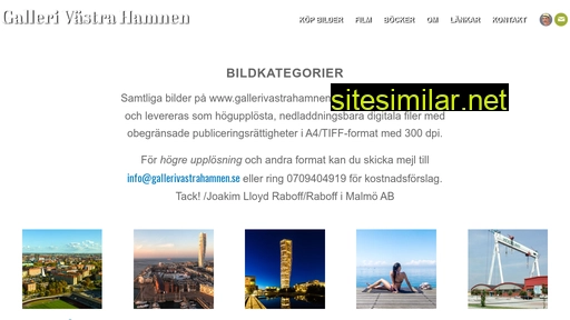gallerivastrahamnen.se alternative sites