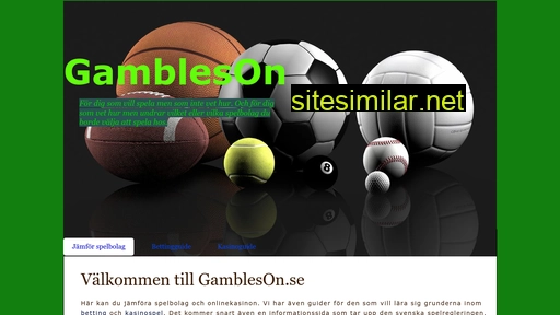 gambleson.se alternative sites