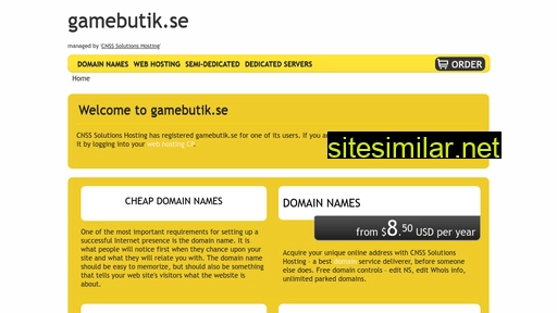 gamebutik.se alternative sites