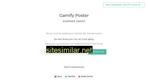 gamifyposter.se alternative sites
