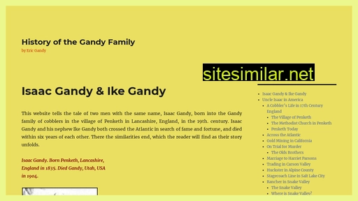 gandyfamily.se alternative sites