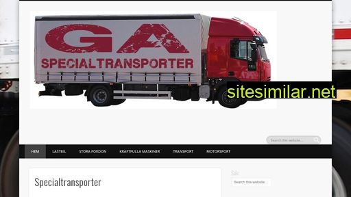 ga-specialtransporter.se alternative sites