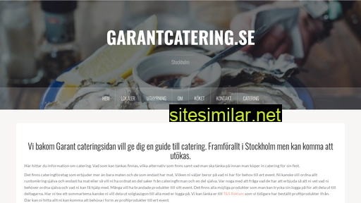garantcatering.se alternative sites