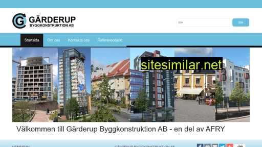 Garderup-byggkonstruktion similar sites