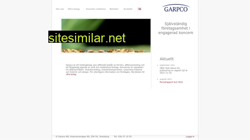 garpco.se alternative sites