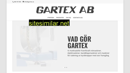 Gartex similar sites
