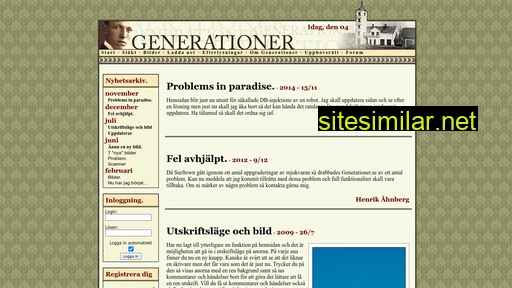 generationer.se alternative sites
