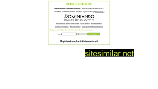 georegister.se alternative sites