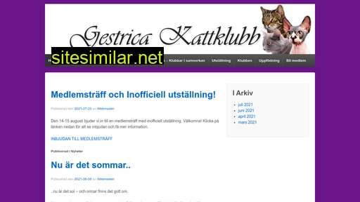 gestricakattklubb.se alternative sites