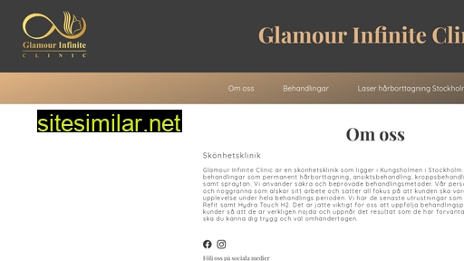 glamourinfiniteclinic.se alternative sites