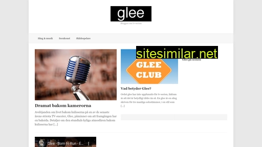 Glee similar sites