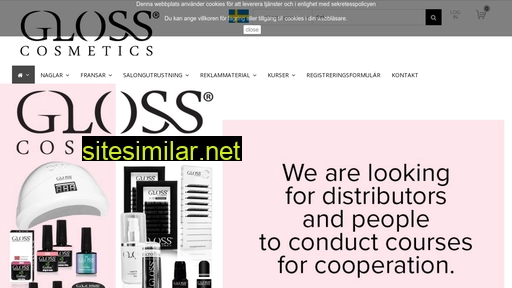 glosscosmetics.se alternative sites