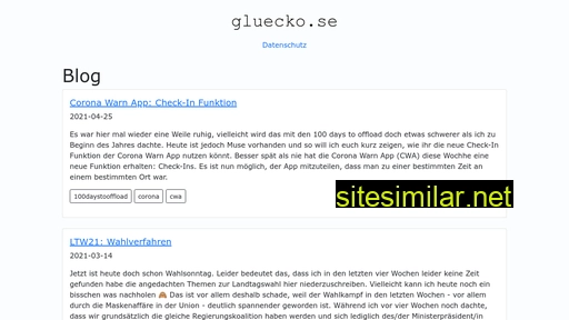 gluecko.se alternative sites