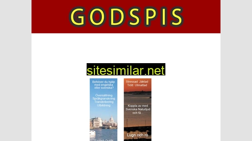 Godspis similar sites