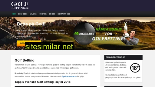 golfbetting.se alternative sites