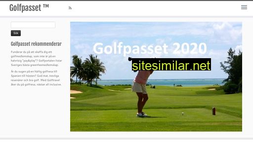 Golfpasset similar sites