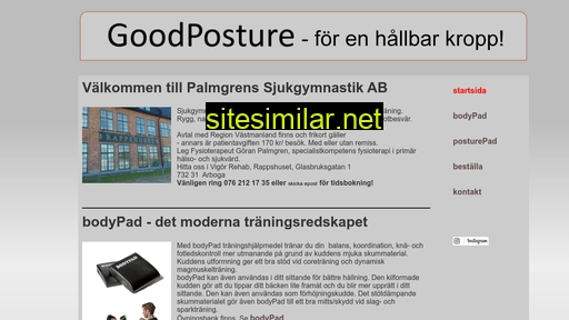 goodposture.se alternative sites