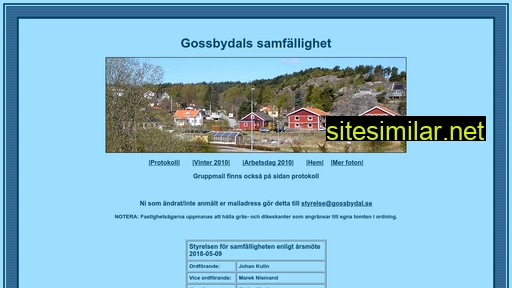 gossbydal.se alternative sites