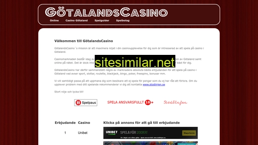gotalandcasino.se alternative sites