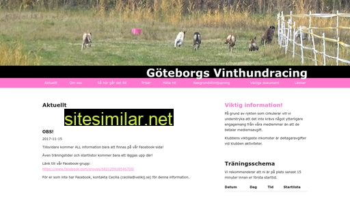goteborgsvinthundracing.se alternative sites