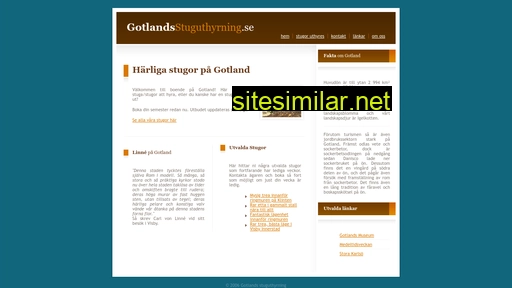 gotlandsstuguthyrning.se alternative sites