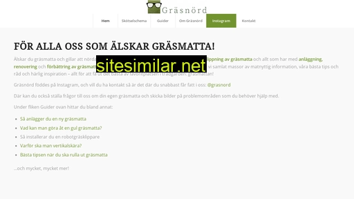 grasnord.se alternative sites