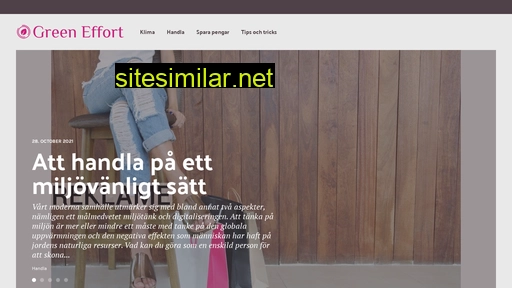 greeneffort.se alternative sites