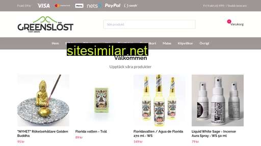 greenslostwebbutik.se alternative sites