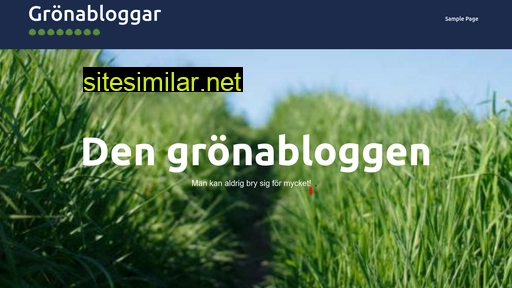 Gronabloggar similar sites