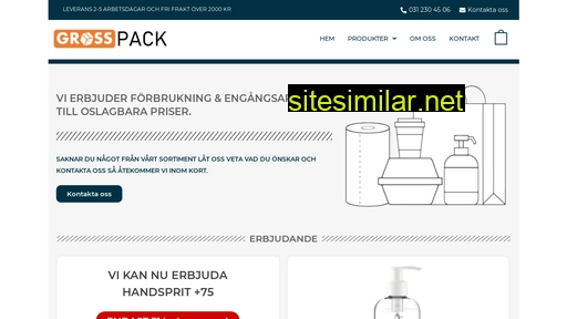 grosspack.se alternative sites