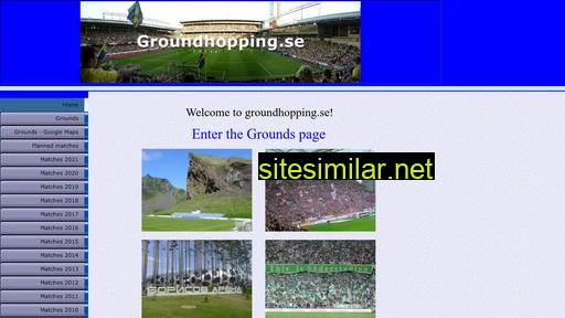 groundhopping.se alternative sites