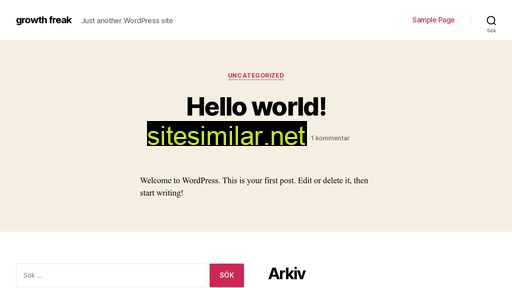 growthfreak.se alternative sites
