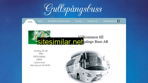 gullspangsbuss.se alternative sites