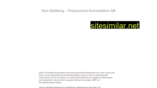 gunkjellberg.se alternative sites